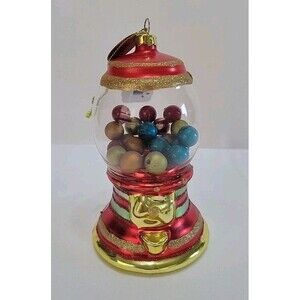 Katherine's Collection Glass Gumball Machine Ornament NWT - Boutique Box